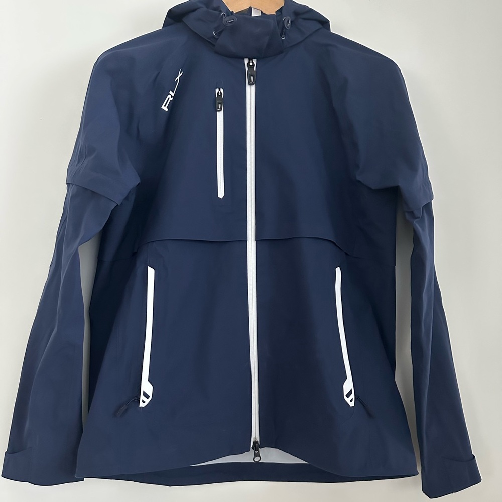 RLX Ralph Lauren Waterproof Hooded Windbreaker Size S